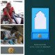 Saubhagya Darpan- Mini Dressing Unit- Wall Decor Wooden Mirror Chest - Blue Saubhagya Darpan- Mini Dressing Unit- Wall Decor Wooden Mirror Chest - Blue