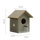 Pakshi Gruh- Mud Art Wooden Bird House-Tulsi