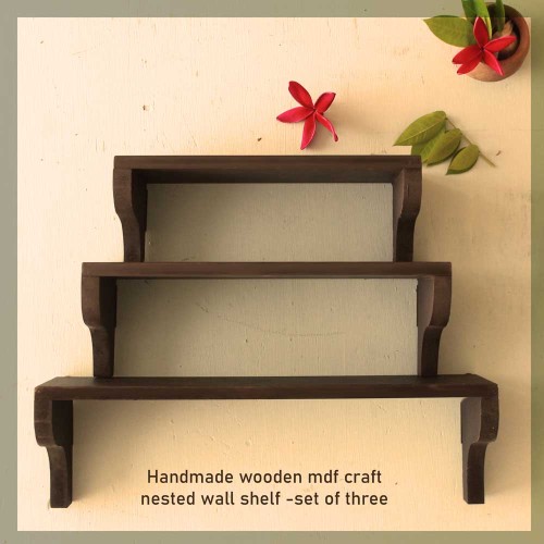 Nested Wall Shelves - Set of Three