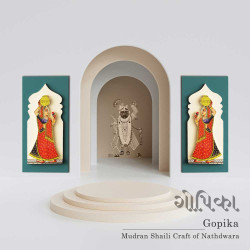 Gopika- Mudran Shaili Wall Decor Panel Set-Ming Gopika- Mudran Shaili Wall Decor Panel Set-Ming