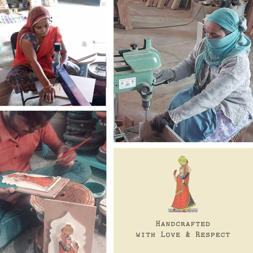 Gopika- Mudran Shaili Wall Decor Panel Set-Ming