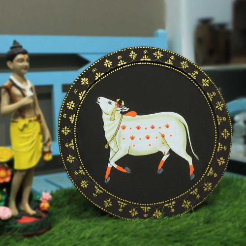 Surabhi- Pichwai Holy Cow Painting Wall Panel