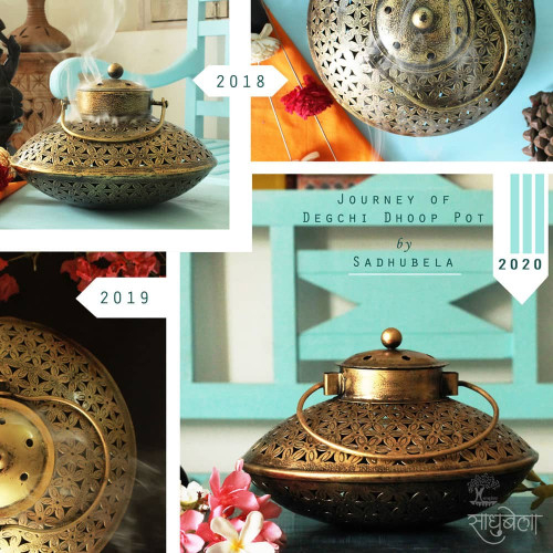 Classic Degchi Dhoop Pot - Incense Holder