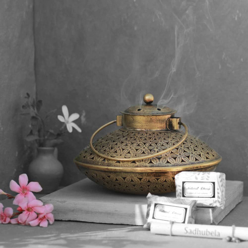 Classic Degchi Dhoop Pot - Incense Holder