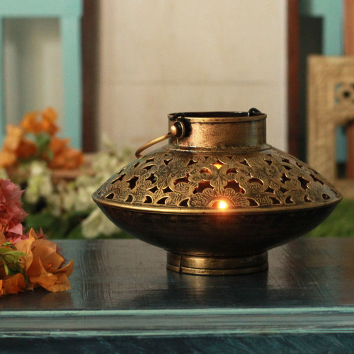 Kamandalu Diya Pot - Tea-Light Candle Lantern