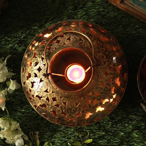 Kamandalu Diya Pot - Tea-Light Candle Lantern
