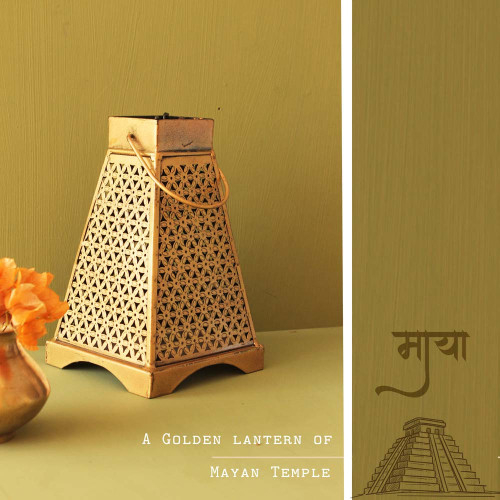 Lantern of Maya Temple -Tea Light Candle Holder-Large