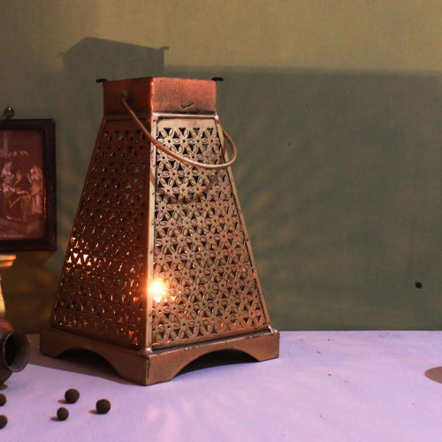 Lantern of Maya Temple -Tea Light Candle Holder-Large