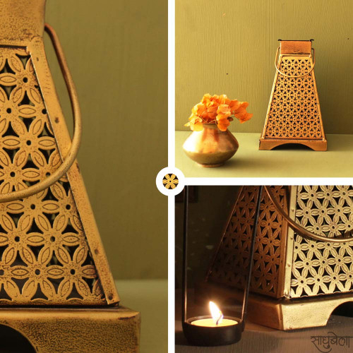 Lantern of Maya Temple -Tea Light Candle Holder-Large