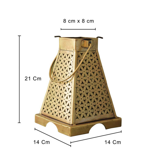 Lantern of Maya Temple -Tea Light Candle Holder-Medium