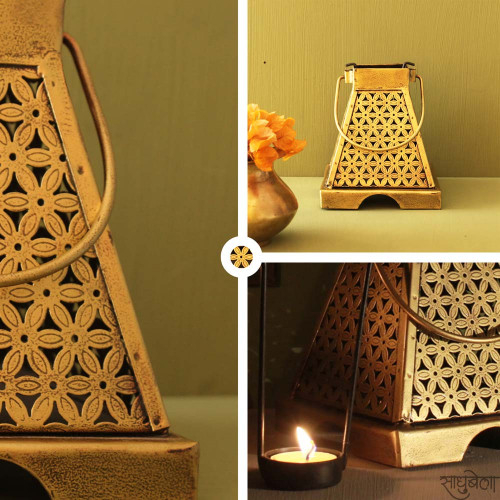 Lantern of Maya Temple -Tea Light Candle Holder-Small