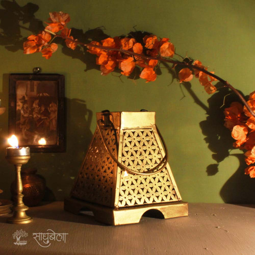 Lantern of Maya Temple -Tea Light Candle Holder-Small