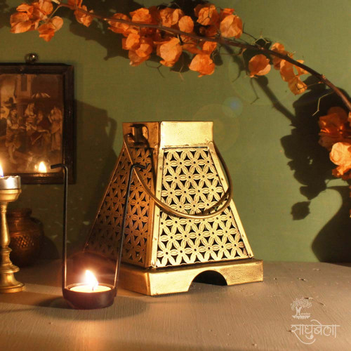 Lantern of Maya Temple -Tea Light Candle Holder-Small