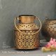 Milk Burni Lantern- Antique Golden T Light Candle Holder- Small