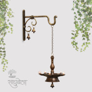 Panchmukhi Diya Lamp - Wall Decor Hanging Diya