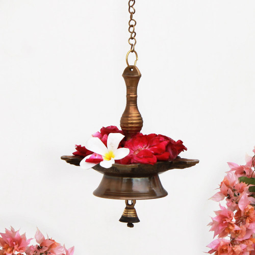 Panchmukhi Diya Lamp - Wall Decor Hanging Diya