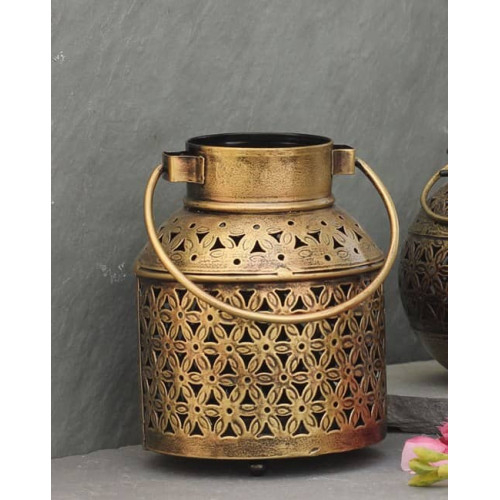 Set of Milk Burni and Handi Pot Lanterns - T Light Candle Holders