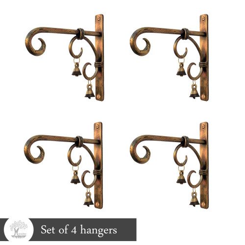 Bell Art Ankud - Set of 4 Wall Mount Hangers for Lantern and Planter