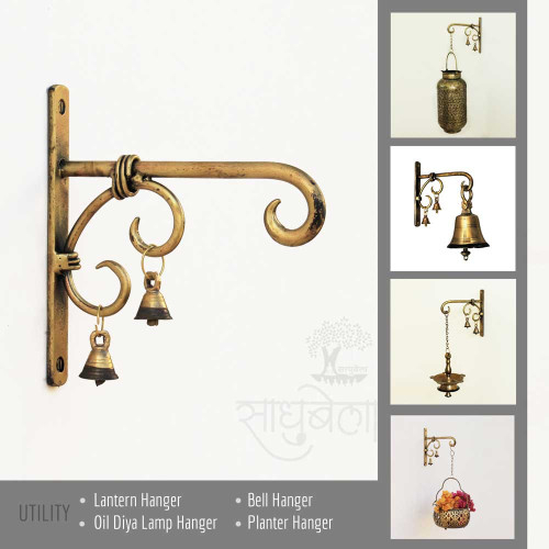 Bell Art Ankud - Wall Mount Hanger for Lantern and Planter