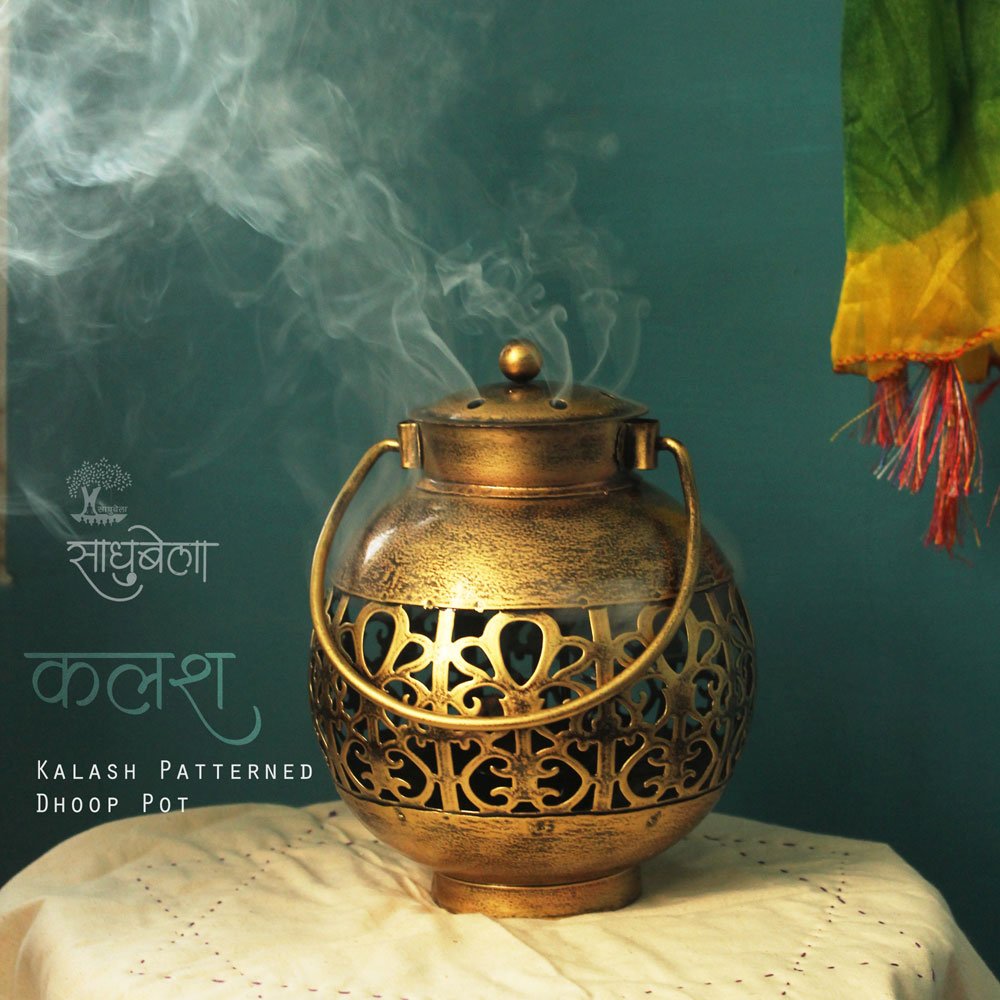 Classic Kalash Dhoop Pot - Incense Holder