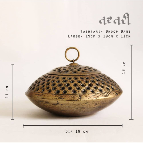 Tashtari Dhoop Incense Holder - Large