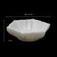 Skanda Pushpa- Hexagonal White Marble Flower Urli Bowl - 5"