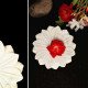 Blooming Egyptian lotus– White Marble Urli Plate