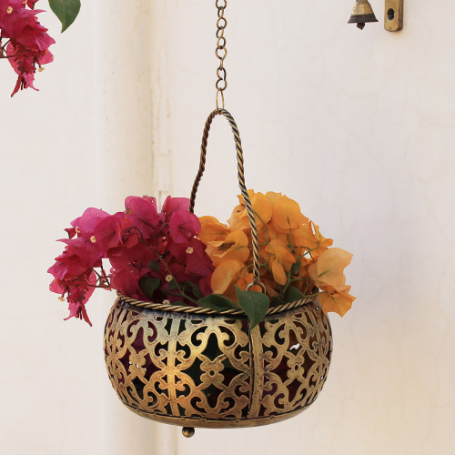 Wall Décor Flower Basket Unit- Small