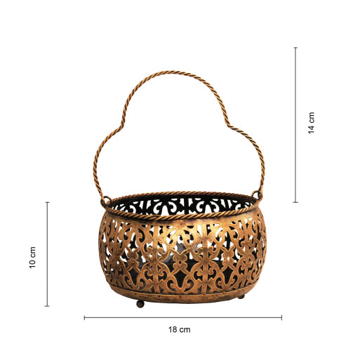 Wall Décor Flower Basket Unit- Small