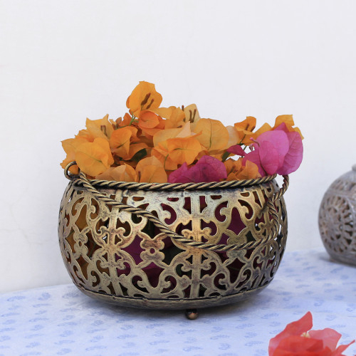 Wall Décor Flower Basket Unit- Small