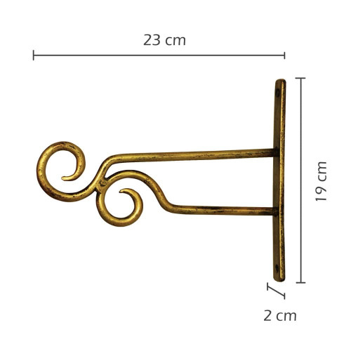 Two-Faced Ankud - Wall Mount Hanger for lantern and Planter